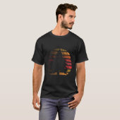 Sun Minimalistisch E Tree T-Shirt (Vorne ganz)