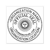 Sun mit Gesichtsfeld generischer Offizieller Siege Permastempel (Design)