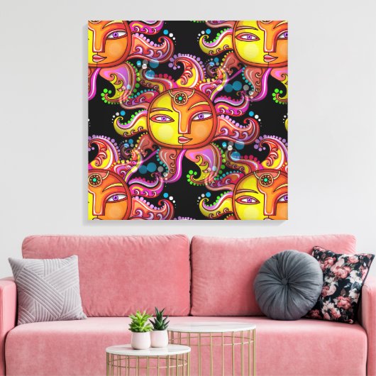 SUN Moderne Leinwand Art (Insitu (Wohnzimmer))