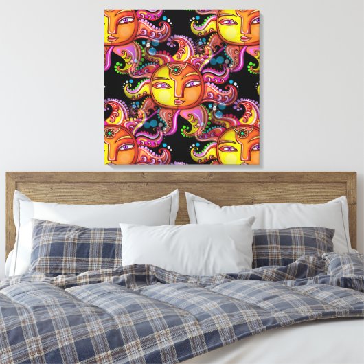 SUN Moderne Leinwand Art (Insitu (Schlafzimmer))