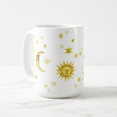 Sun, Mond u. Sterne Kaffeetasse (Vorderseite Links)