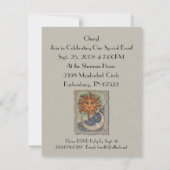 Sun Mond und Stars Einladung (Rückseite)