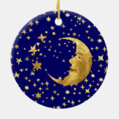 Sun, Mond und Sterne Keramik Ornament (Hinten)