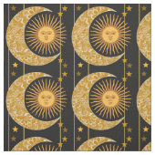 Sun, Mond und Sterne Stoff (Muster)