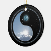 Sun-Mond Yin-Yang Keramikornament (Links)