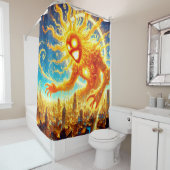 Sun Monster Duschvorhang (Beispiel)