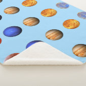 Sun, Moon and Stars2 Fleece Blanket 60"x 80" Sherpadecke (3/4)