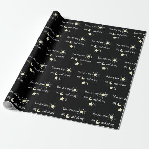Sun-Moon-and-Stars- Geschenkpapier