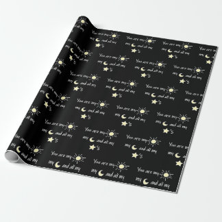Sun-Moon-and-Stars- Geschenkpapier