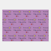 Sun-Moon-and-Stars- Geschenkpapier Set (Vorderseite)