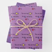 Sun-Moon-and-Stars- Geschenkpapier Set (Beispiel)