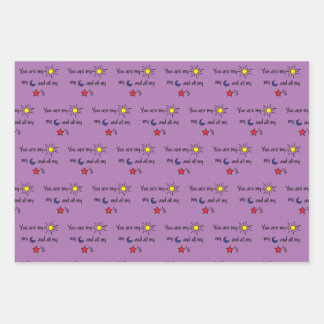 Sun-Moon-and-Stars- Geschenkpapier Set