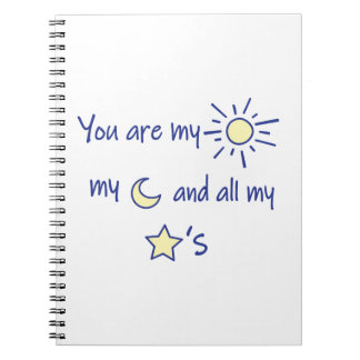 Sun-Moon-and-Stars- Notizblock