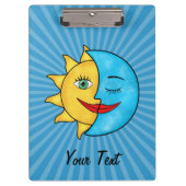 Sun Moon Celestial Thema Klemmbrett (Vorderseite)