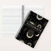 Sun Moon Cosmic Vintag Spiral Notebook Notizblock (Innen)