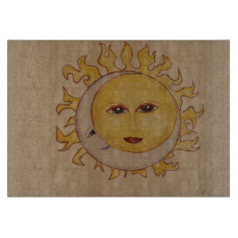 Sun Moon Cutting Board Schneidebrett