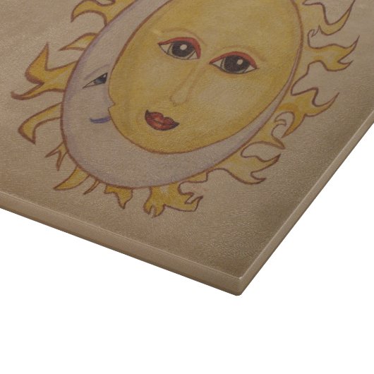 Sun Moon Cutting Board Schneidebrett (Ecke)