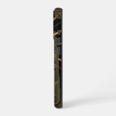 Sun & Moon Deco Wings | Gold iPhone 16 Pro Case Hülle (Linke Seite)