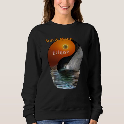 Sun & Moon-Eclipse-Zeit Sweatshirt (Vorderseite)