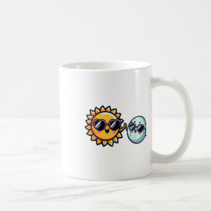 Sun Moon Friends Total Solar Eclipse 2024 Boys Gir Kaffeetasse