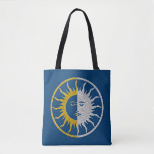 Sun & Moon - Gold Silber + Ihr Rückgrat. Tasche