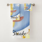 Sun Moon Hands Badezimmer Handtuch Sets (Insitu)