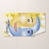 Sun Moon Hands Badezimmer Handtuch Sets (Handtuch)