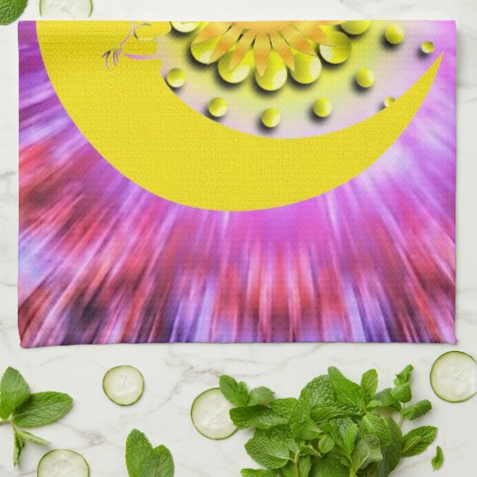 Sun Moon Kitchen Handtuch (Gefaltet)