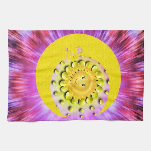 Sun Moon Kitchen Handtuch (Horizontal)