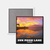 Sun Moon Lake Magnet (Vorderseite/Rückseite)