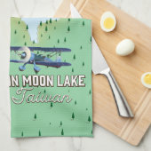 Sun Moon Lake Taiwan Geschirrtuch (Viertel Falte)