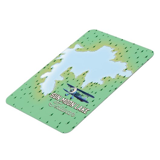 Sun Moon Lake Taiwan Magnet (Linke Seite)