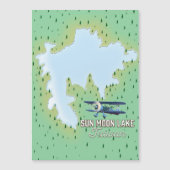 Sun Moon Lake Taiwan Magnetkarte (Vorderseite)