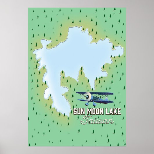 Sun Moon Lake Taiwan Poster (Vorne)