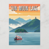 Sun Moon Lake Taiwan Sunrise Postkarte (Vorderseite)