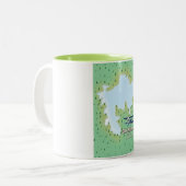 Sun Moon Lake Taiwan Zweifarbige Tasse (Vorderseite Links)