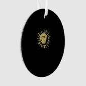 Sun Moon mit 90ern Hexenwhimsigoth Ästhetik Ornament (Vorderseite)