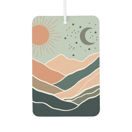 Sun & Moon Mountains Autolufterfrischer (Vorderseite)