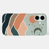 Sun & Moon Mountains Case-Mate iPhone Hülle (Rückseite (Horizontal))
