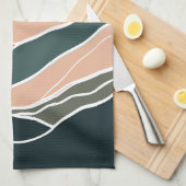 Sun & Moon Mountains Geschirrtuch (Viertel Falte)