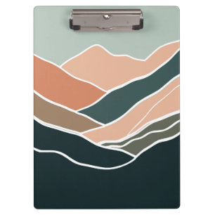 Sun & Moon Mountains Klemmbrett