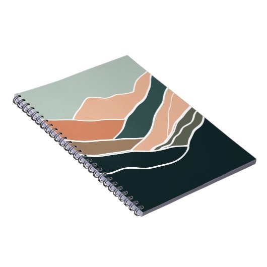 Sun & Moon Mountains Notizblock (Rechte Seite)