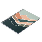 Sun & Moon Mountains Notizblock (Linke Seite)