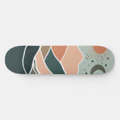 Sun & Moon Mountains Skateboard (Horizontal)