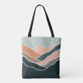 Sun & Moon Mountains Tasche (Rückseite)