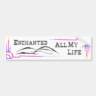 SUN & MOON MTN BUMPER STICKER studio miiri Autoaufkleber