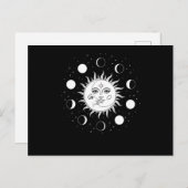 Sun Moon Occult Postkarte (Vorne/Hinten)
