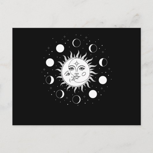 Sun Moon Occult Postkarte (Vorderseite)