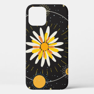 Sun Moon Planets: Graphic Floral Art Case-Mate iPhone Hülle