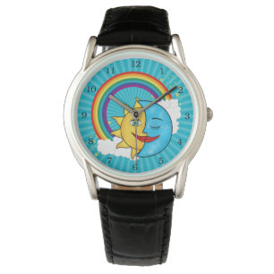 Sun Moon Rainboow Armbanduhr
